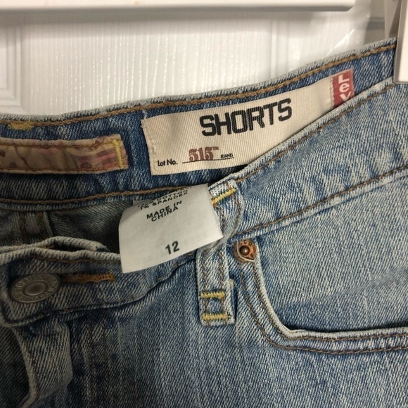 Levi’s 515 Shorts Jean Cotton Blend 12 - Picture 3 of 5